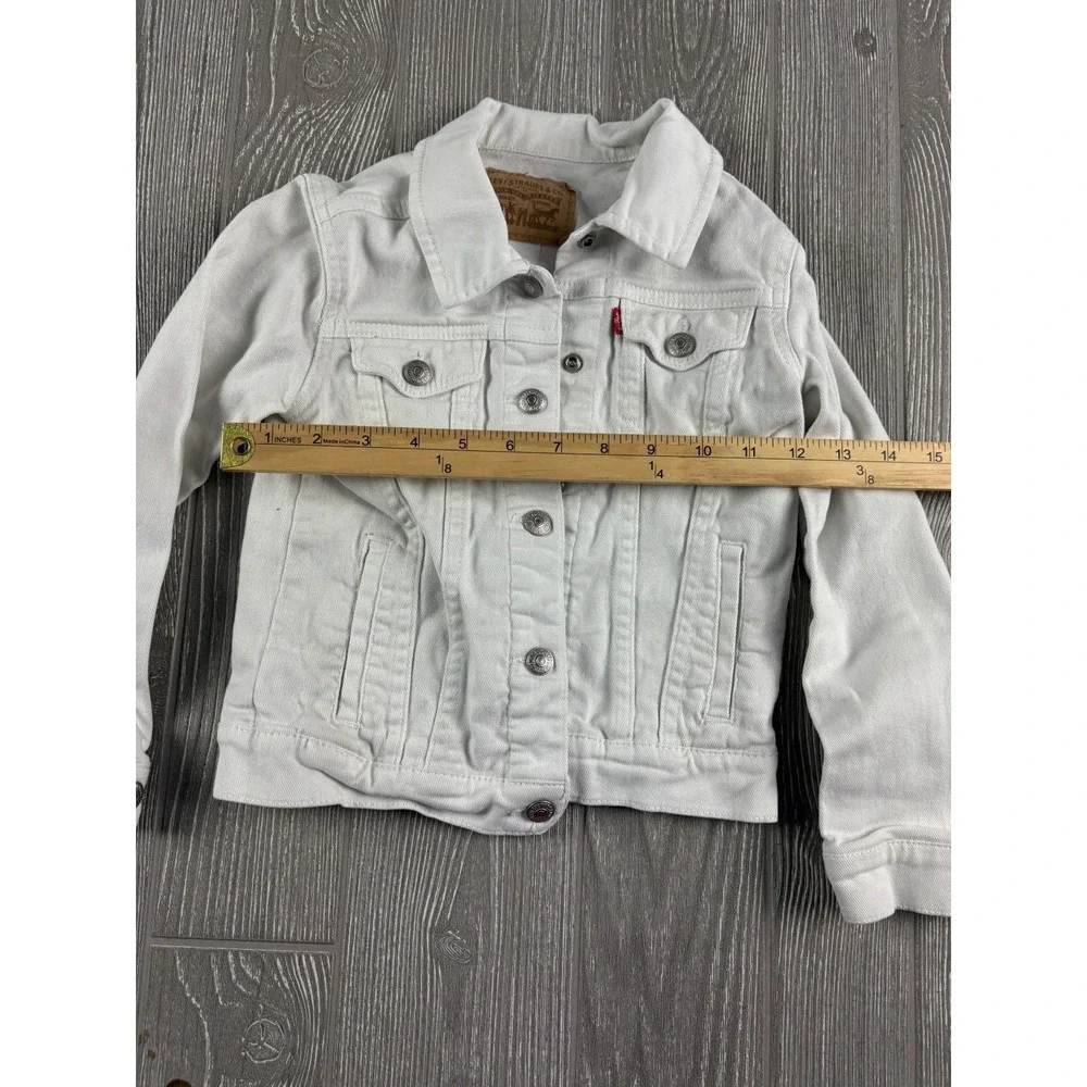 Levi's Baby White Jean Jacket Size 6 Months